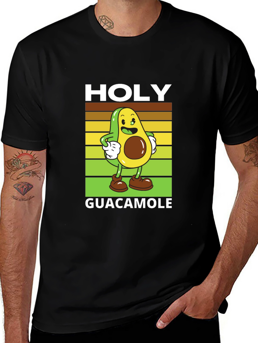 Holy Guacamole Black Graphic Tee