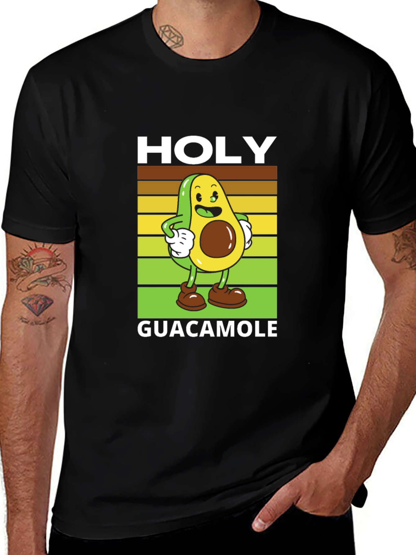 Holy Guacamole Black Graphic Tee