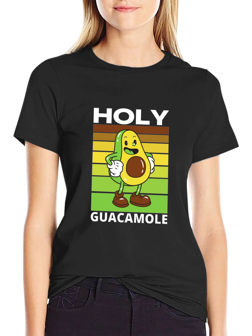 Holy Guacamole Black Graphic Tee