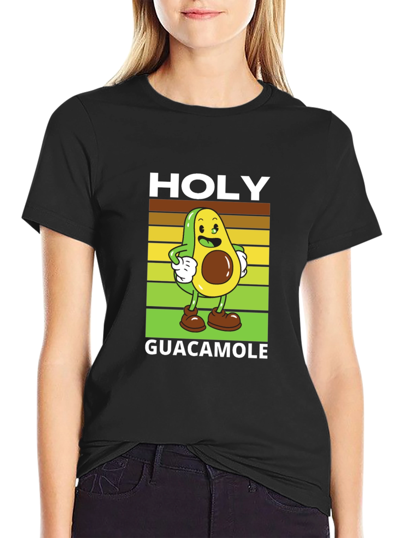 Holy Guacamole Black Graphic Tee