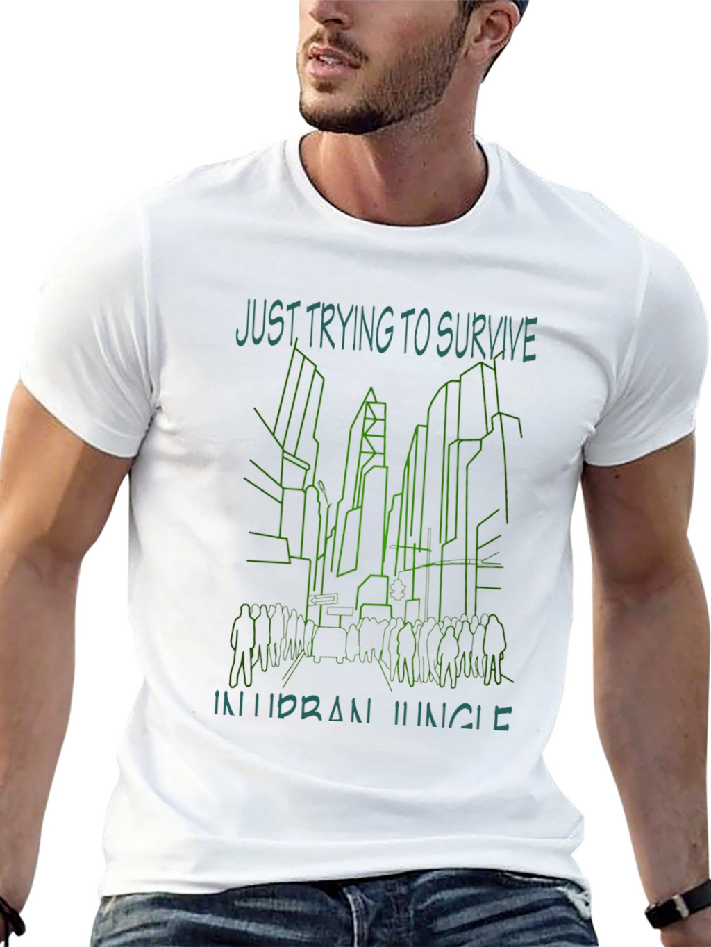Urban Jungle T-Shirt - Just Trying To Survive