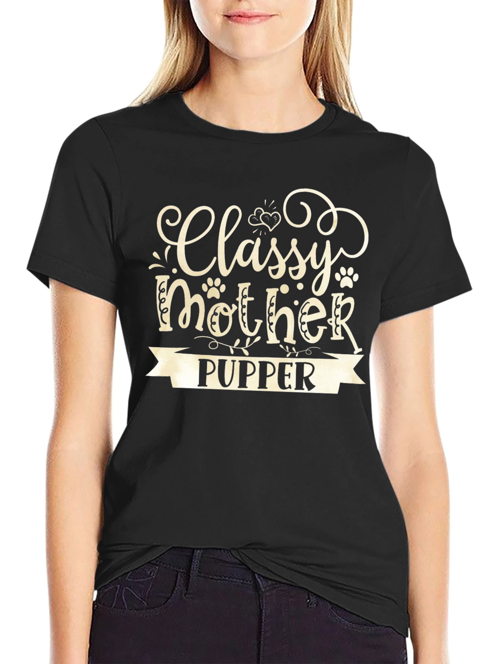 Classy Mother Pupper T-Shirt - Dog Lover Tee