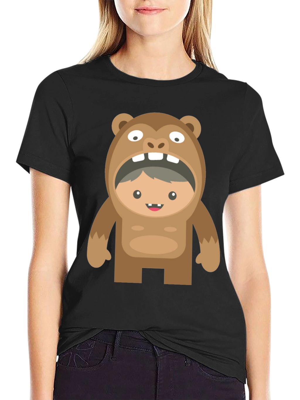 Bear Costume Boy T-Shirt - Funny Graphic Tee