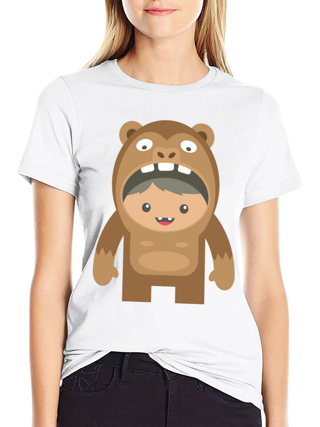 Bear Costume Boy T-Shirt - Funny Graphic Tee
