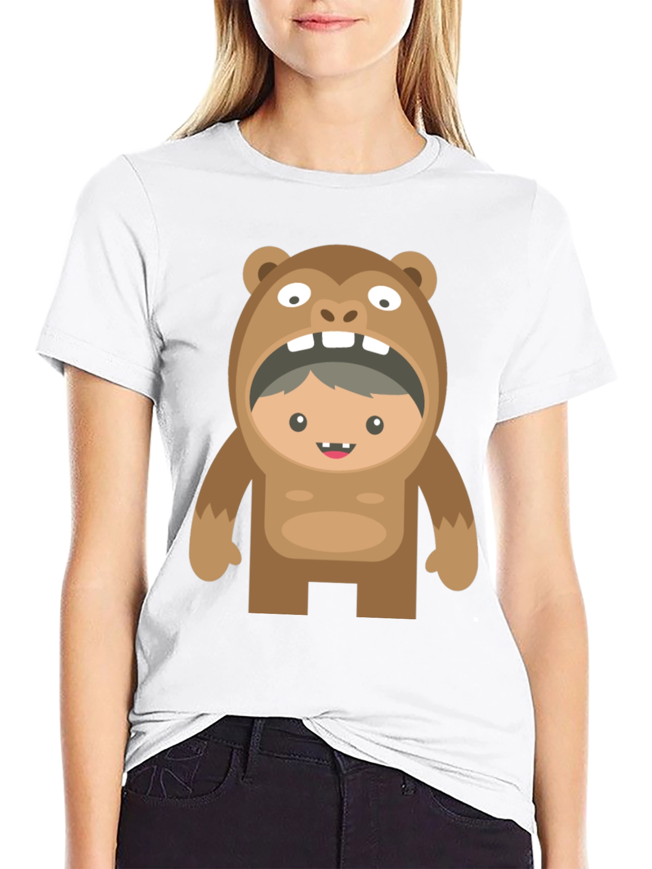 Bear Costume Boy T-Shirt - Funny Graphic Tee