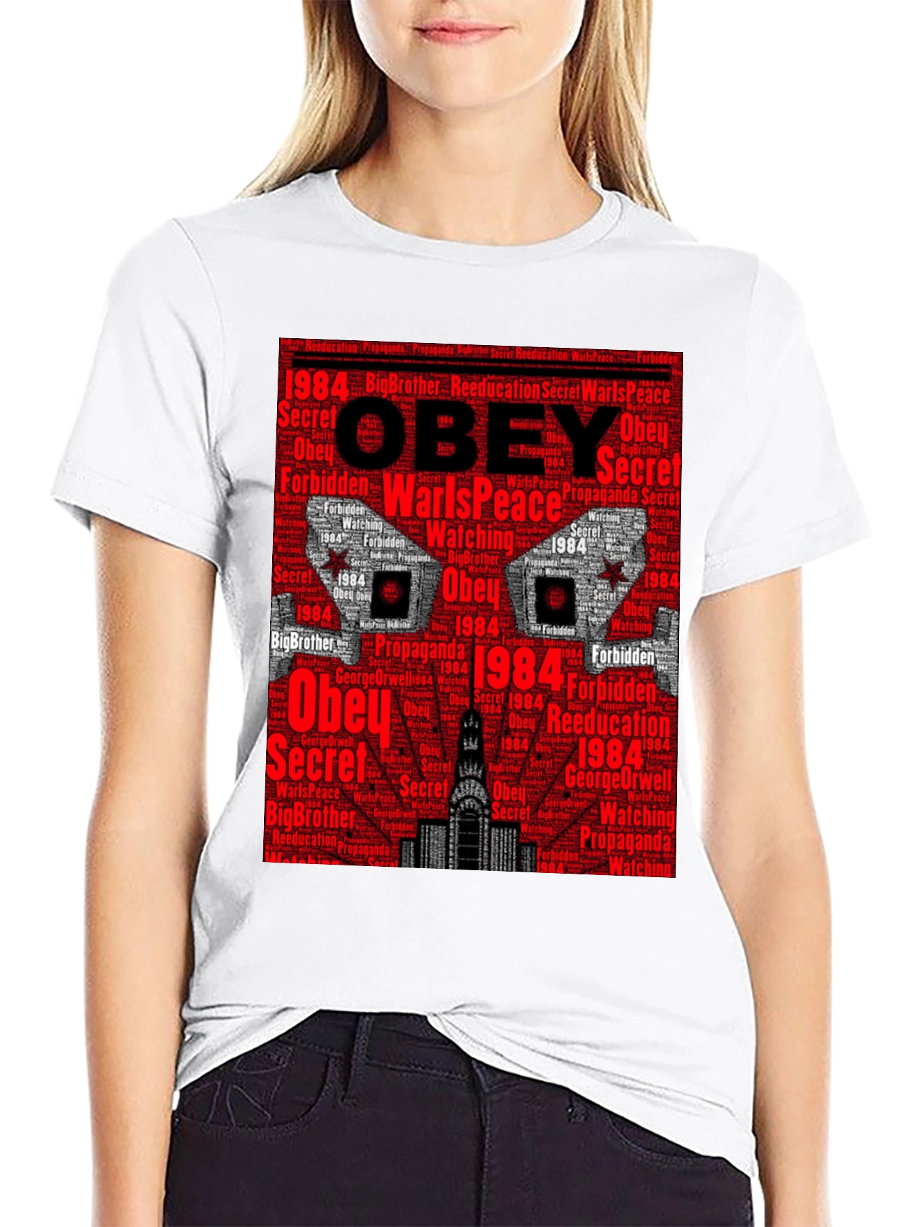 Obey 1984 T-Shirt - Orwellian Style