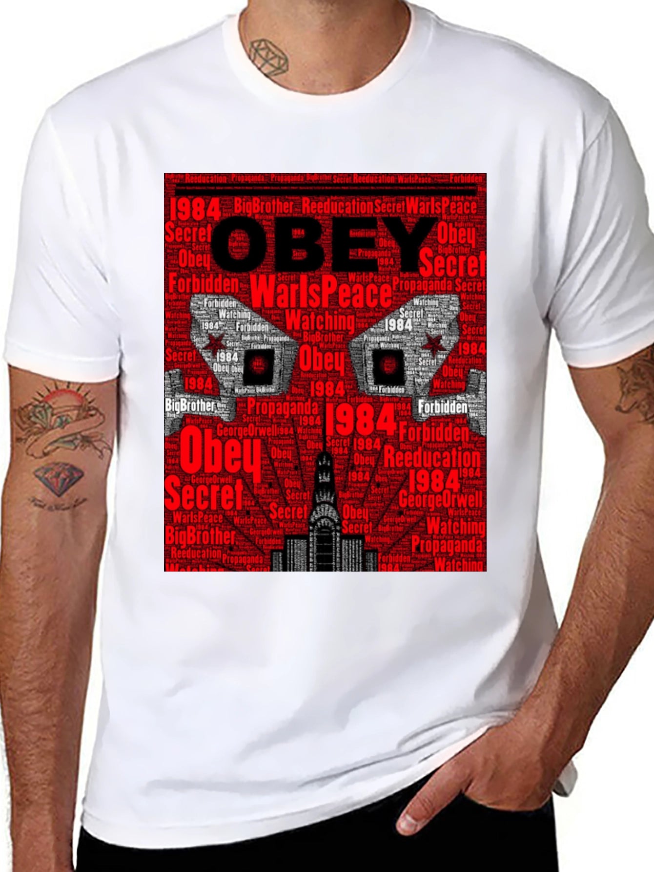 Obey 1984 T-Shirt - Orwellian Style