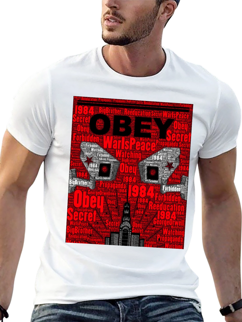 Obey 1984 T-Shirt - Orwellian Style