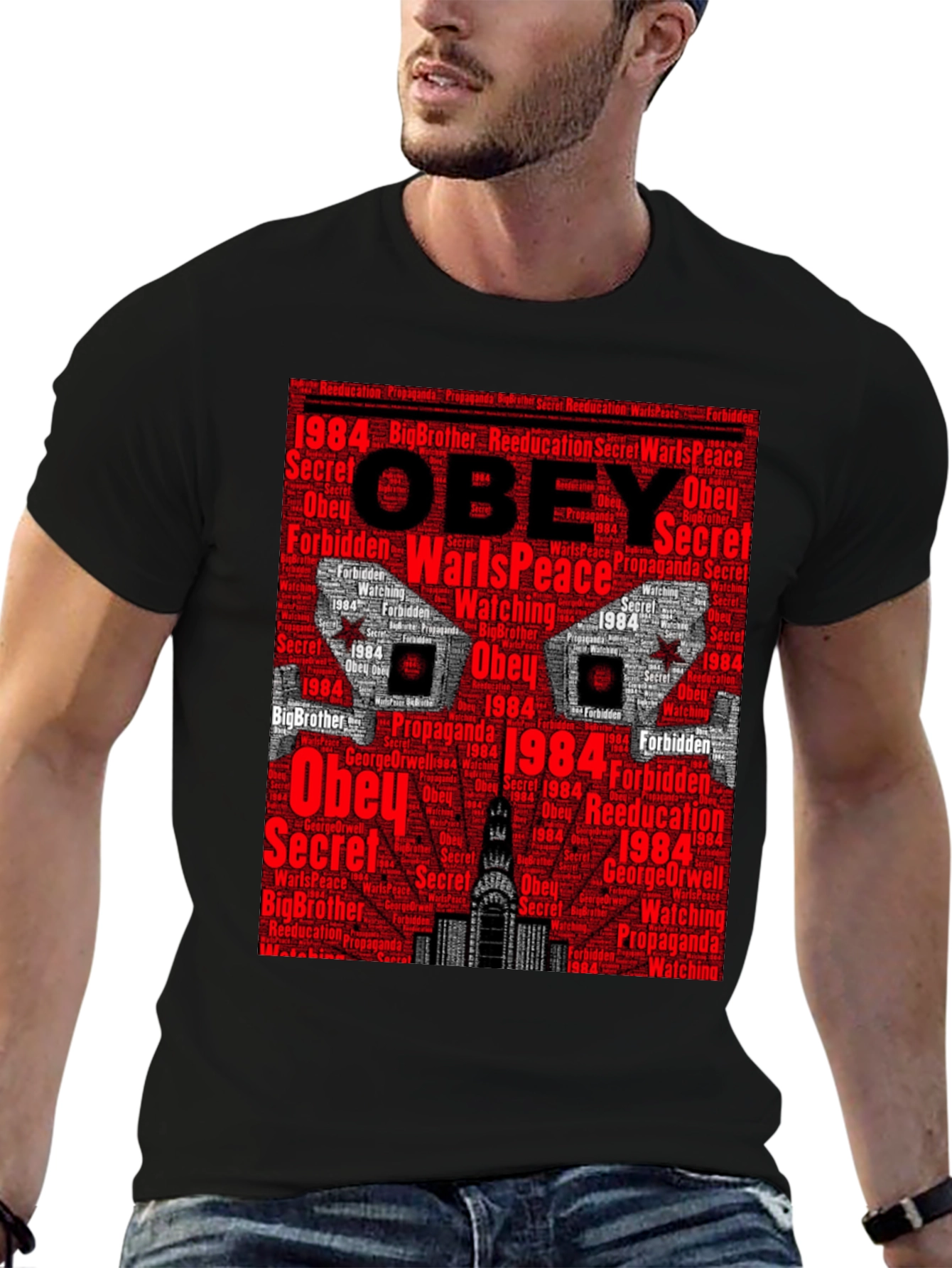 Obey 1984 T-Shirt - Orwellian Style