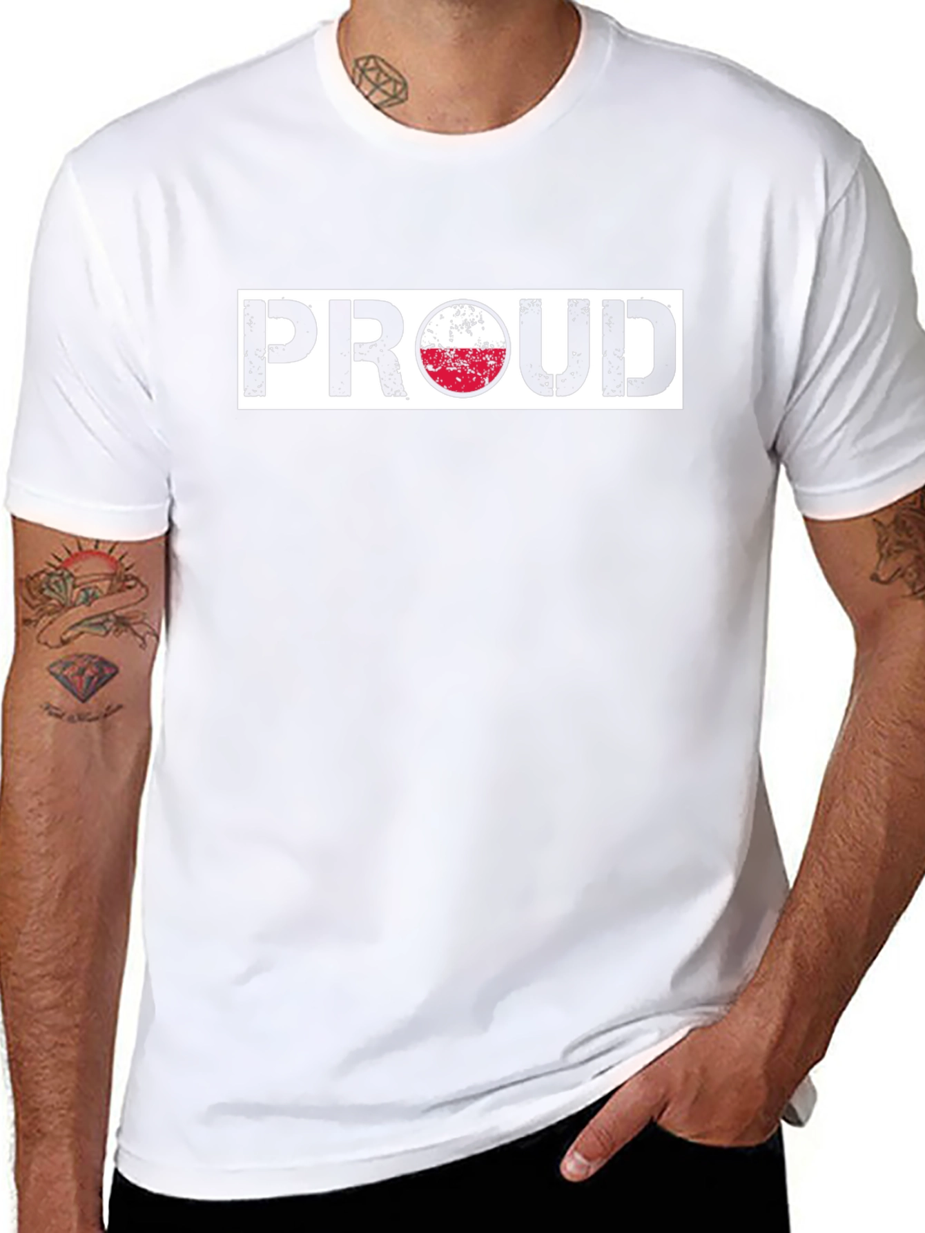 Proud Poland Flag Graphic T-Shirt