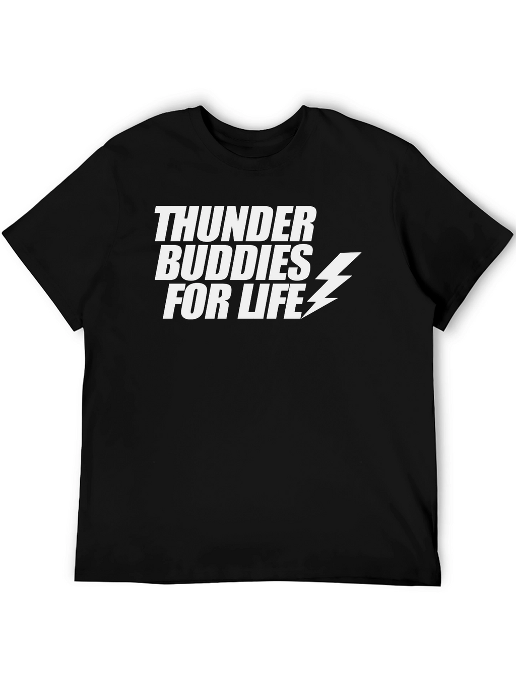 Thunder Buddies For Life Graphic Tee - Black