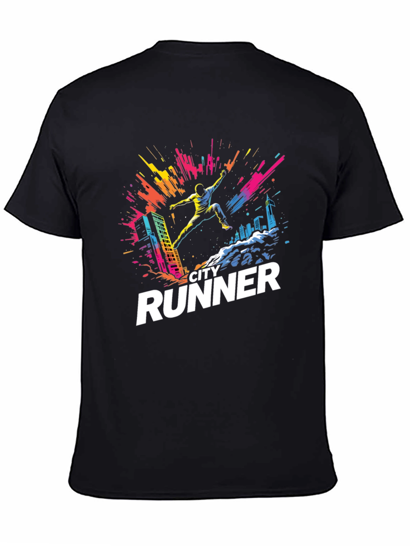 City Runner Graphic T-Shirt - Urban Adventure Tee