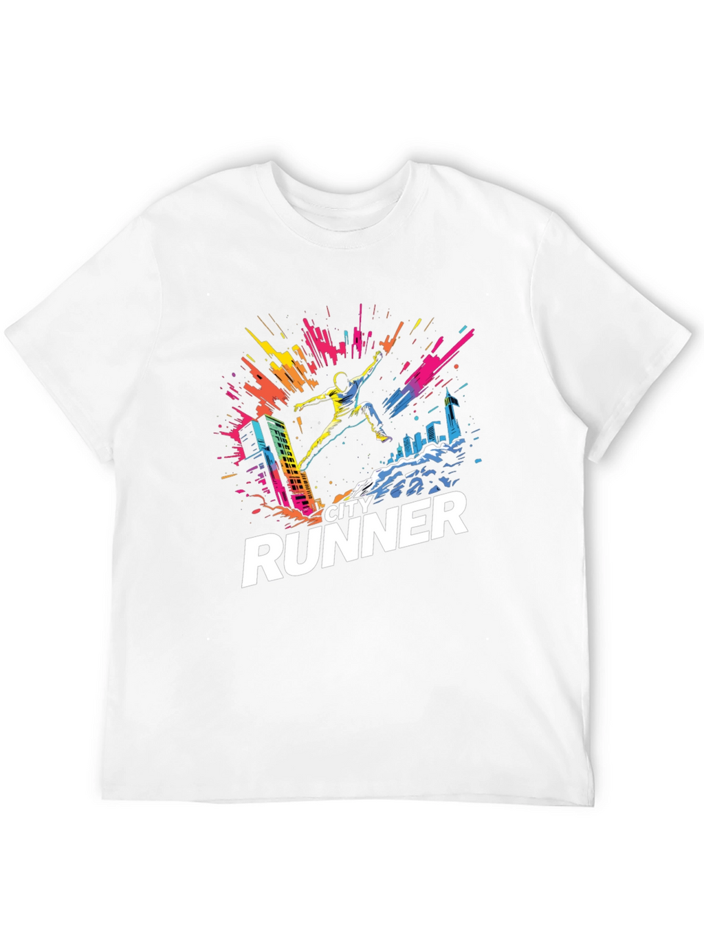 City Runner Graphic T-Shirt - Urban Adventure Tee