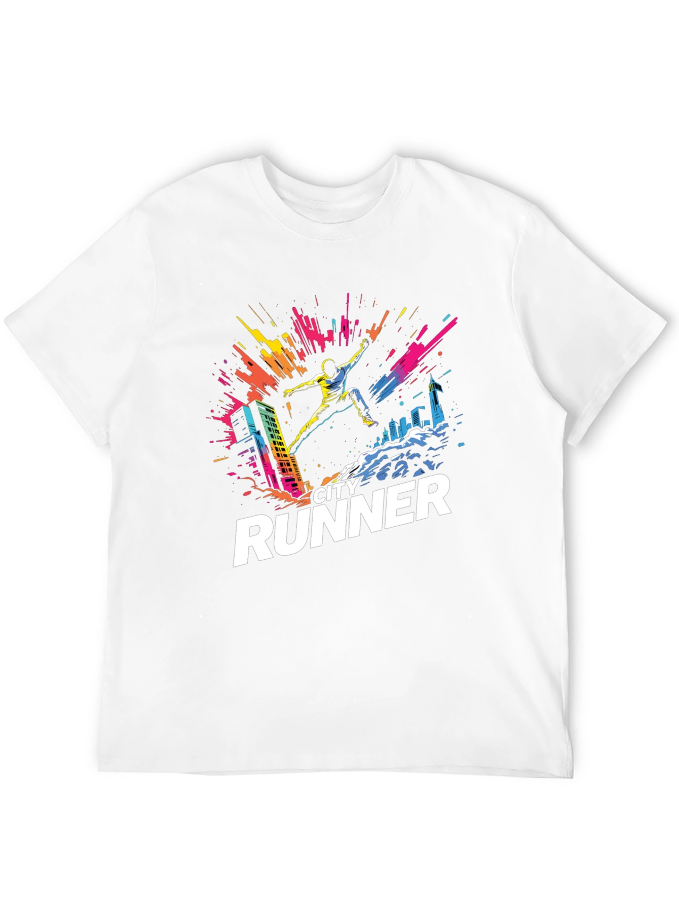 City Runner Graphic T-Shirt - Urban Adventure Tee