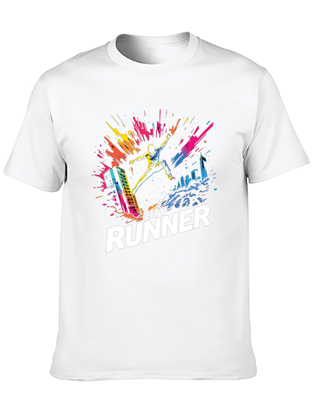City Runner Graphic T-Shirt - Urban Adventure Tee