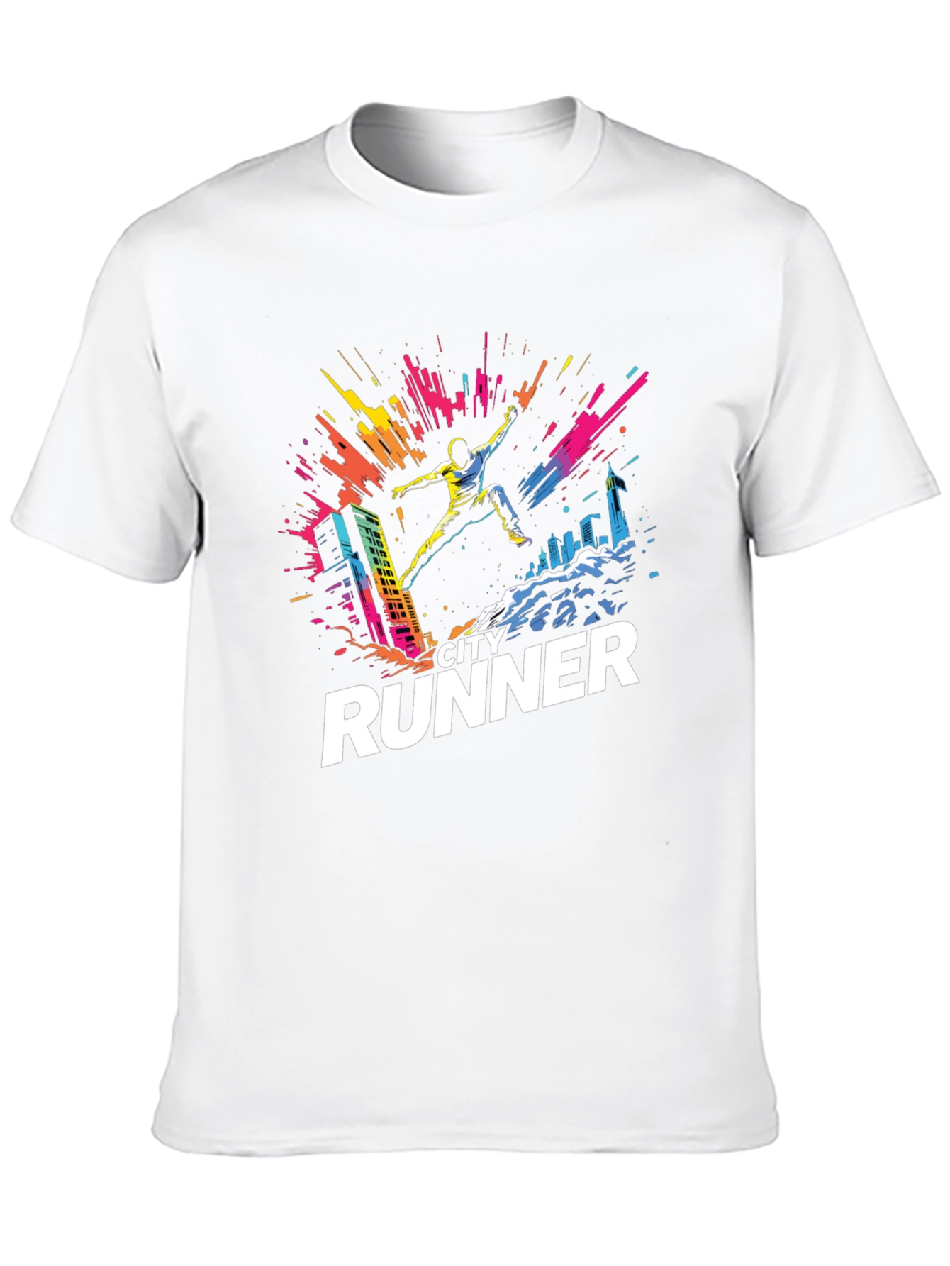 City Runner Graphic T-Shirt - Urban Adventure Tee
