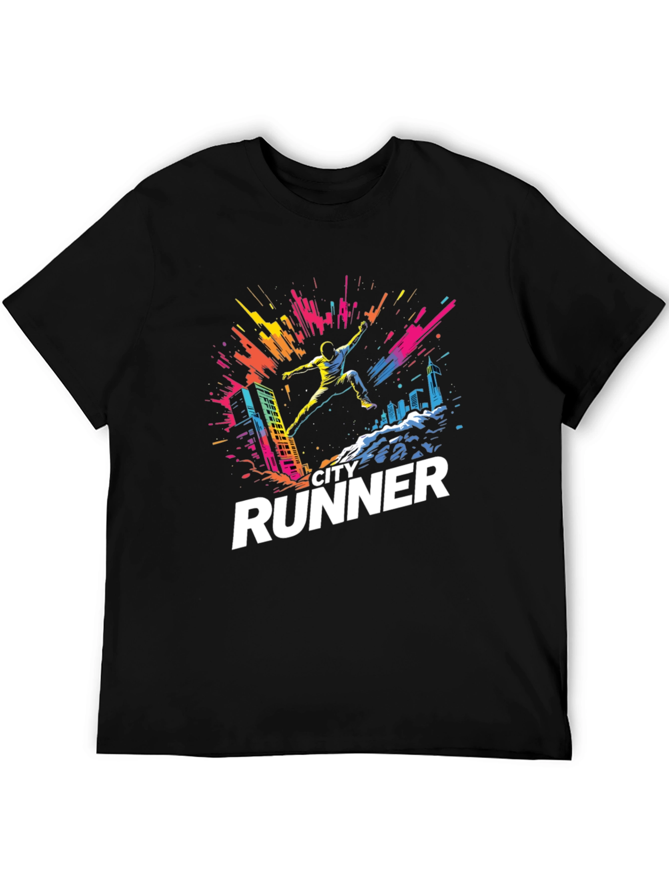 City Runner Graphic T-Shirt - Urban Adventure Tee