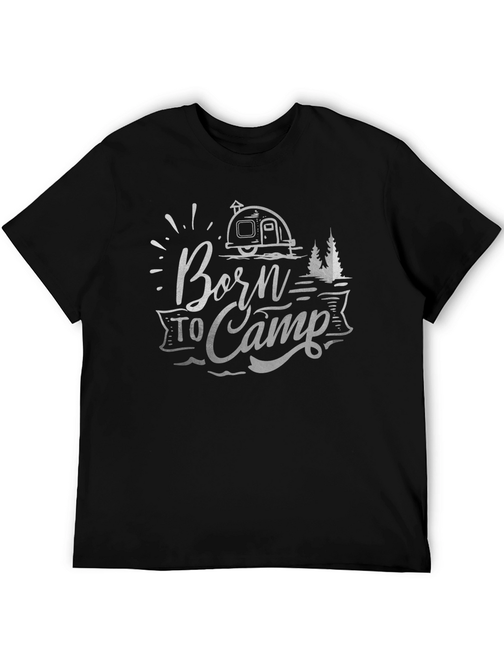 Born To Camp Graphic T-Shirt