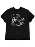 Born To Camp Graphic T-Shirt