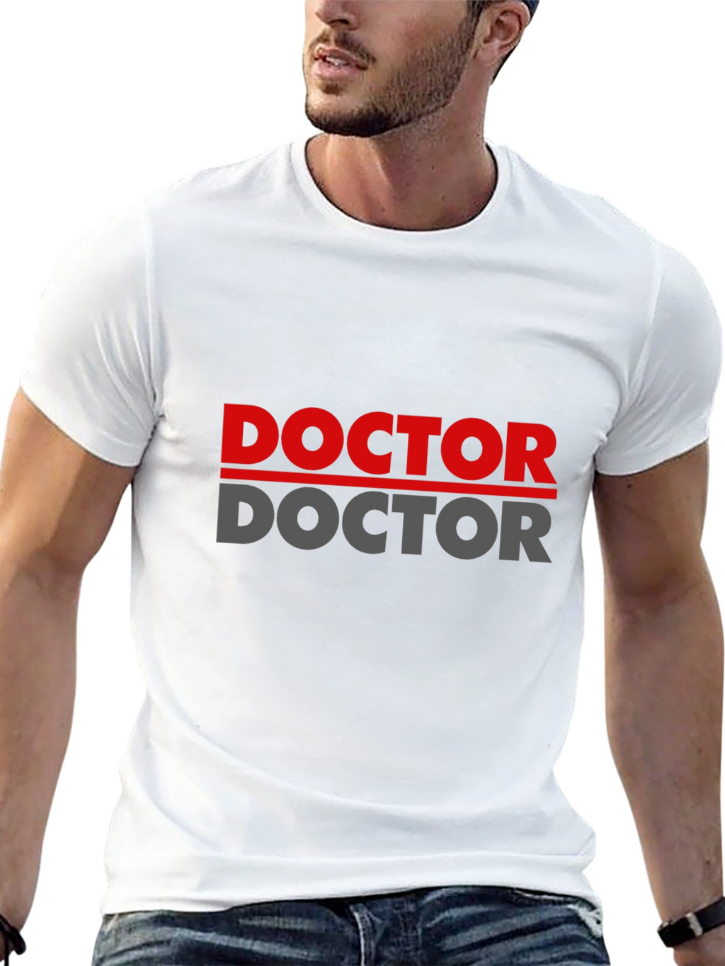 Doctor T-Shirt - Double Print Casual Wear