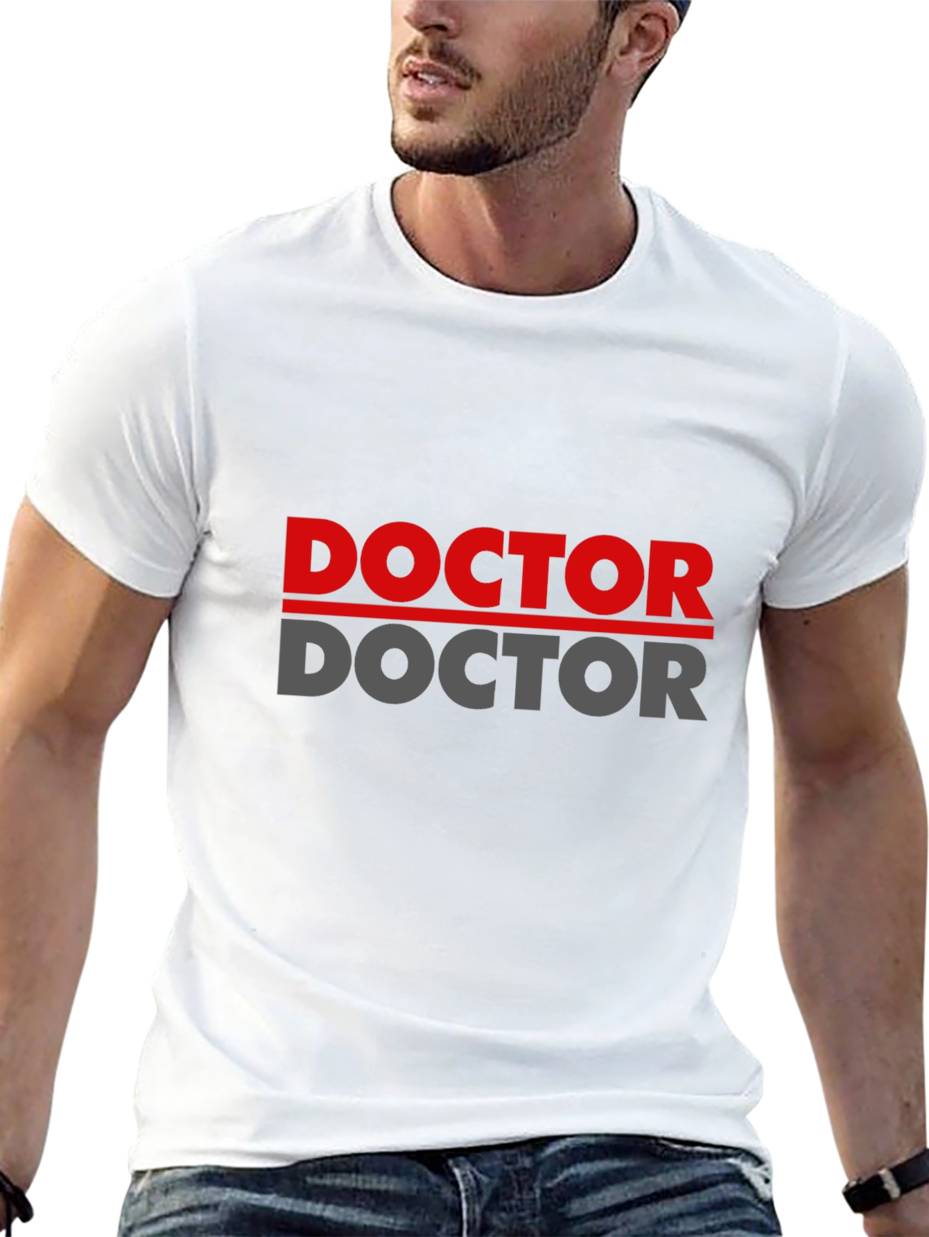 Doctor T-Shirt - Double Print Casual Wear