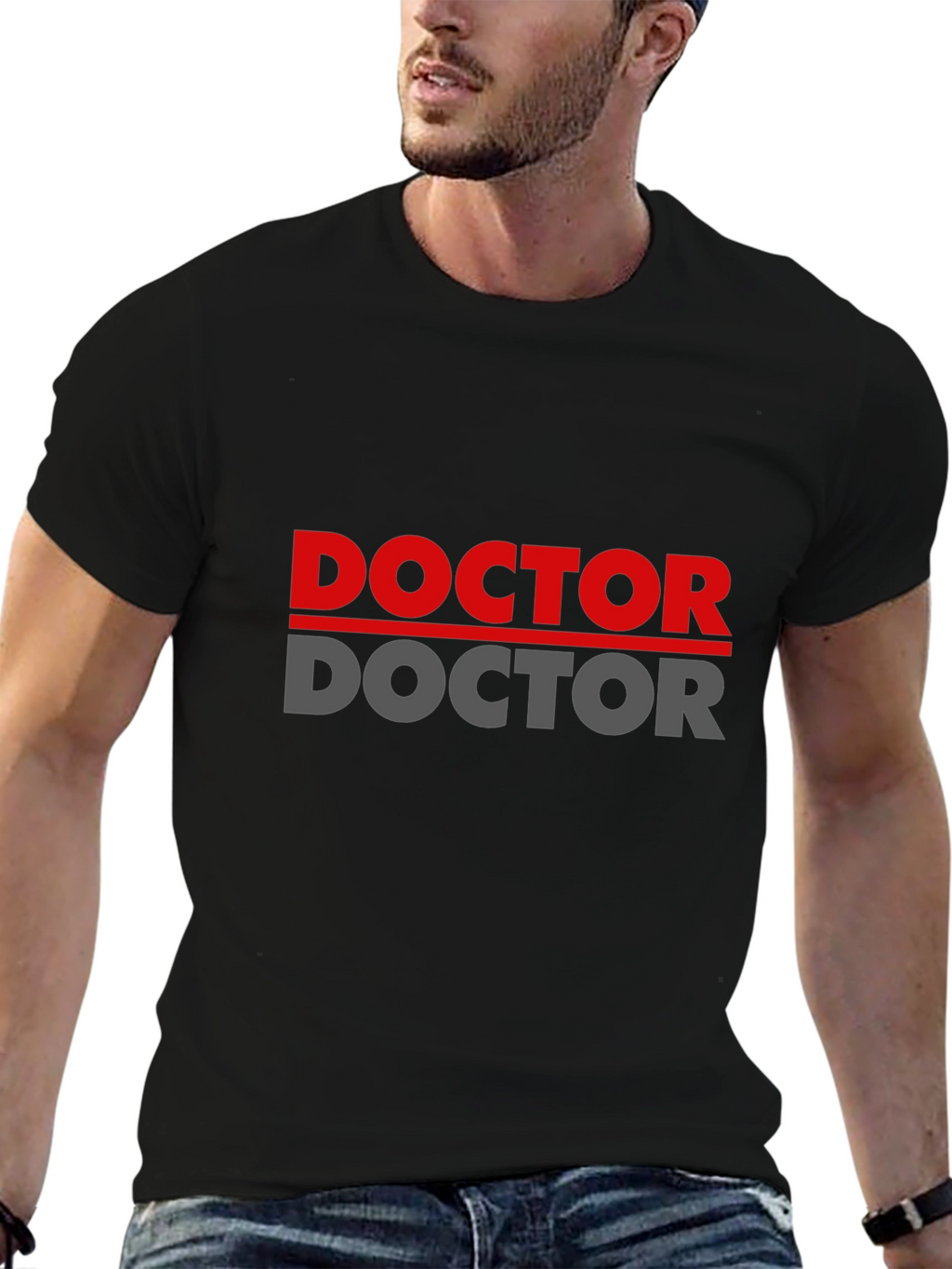 Doctor T-Shirt - Double Print Casual Wear