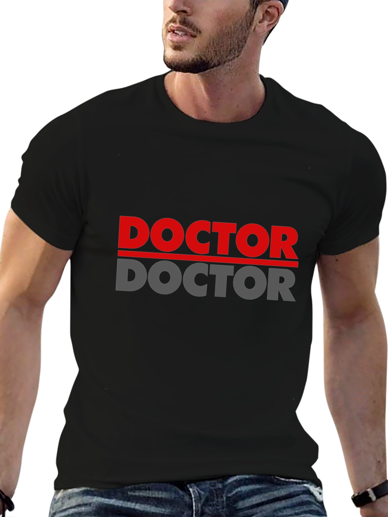 Doctor T-Shirt - Double Print Casual Wear