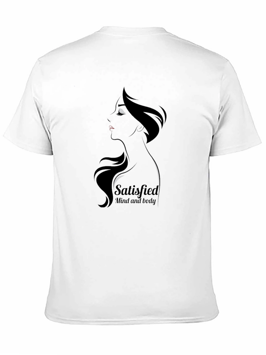 Satisfied Mind & Body Graphic Tee - Black