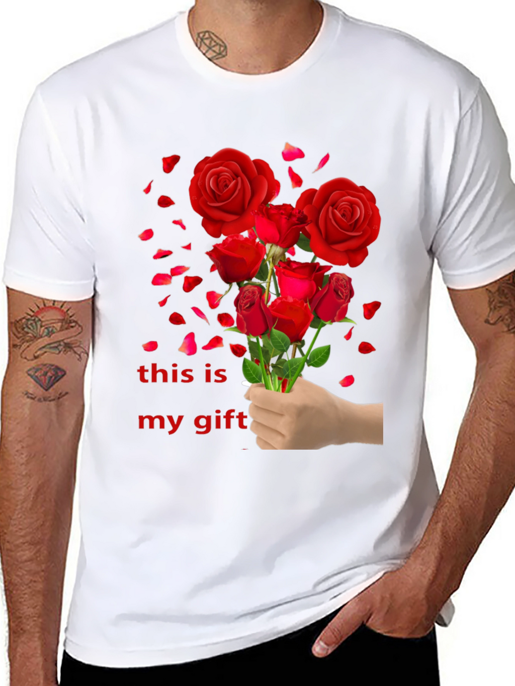 Red Roses Gift T-Shirt