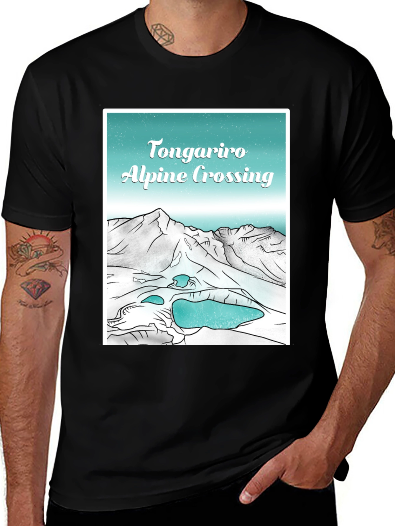 Tongariro Alpine Crossing Graphic Tee
