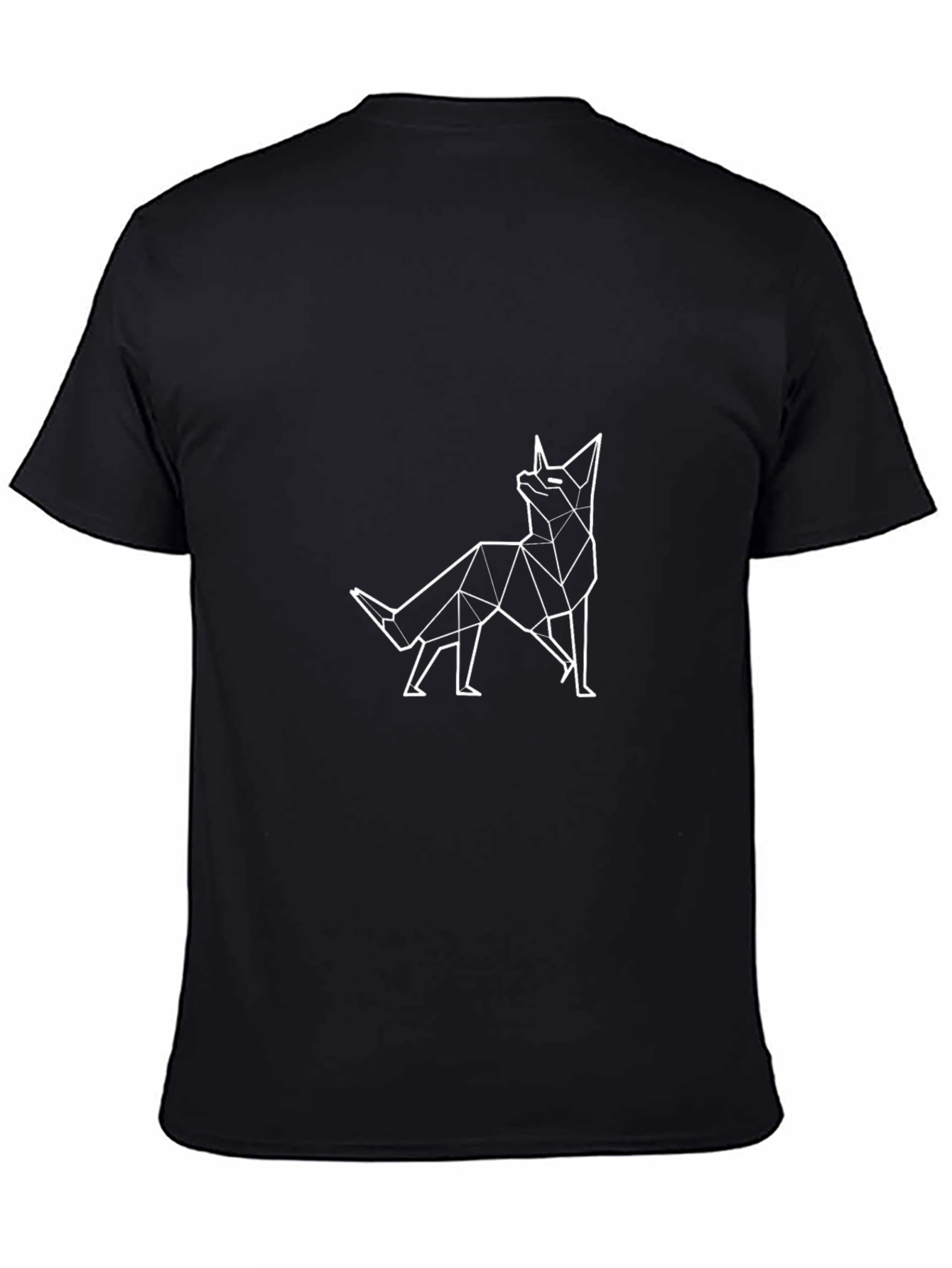 Geometric Fox Graphic Tee - Modern Style