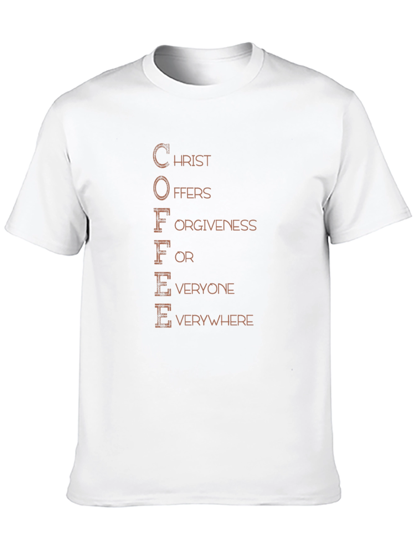Coffee Christ Offers Forgiveness T-Shirt