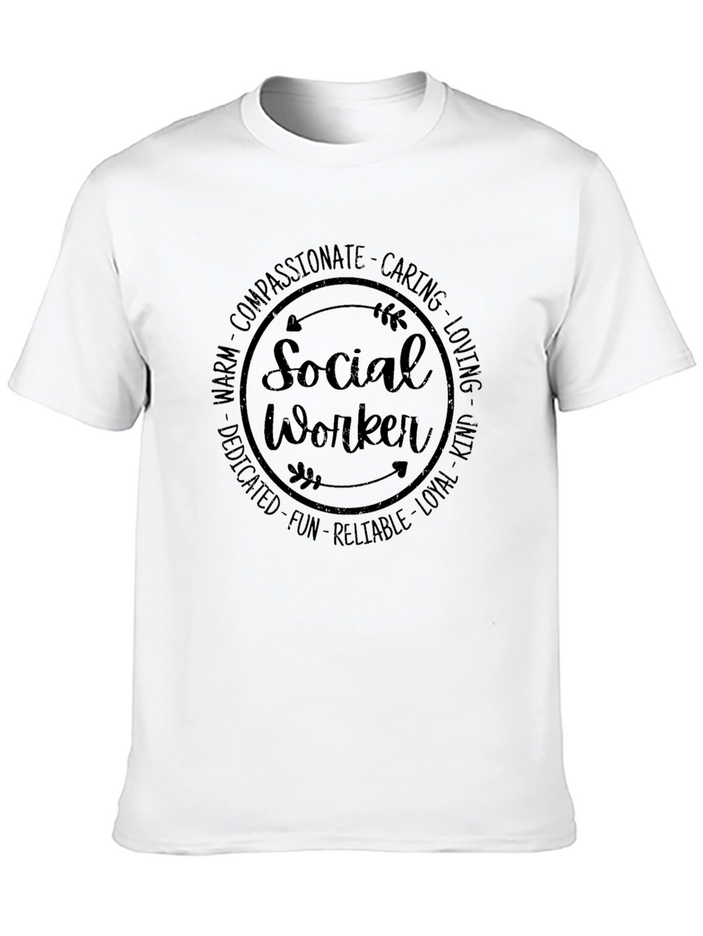 Social Worker Compassionate Circle T-Shirt