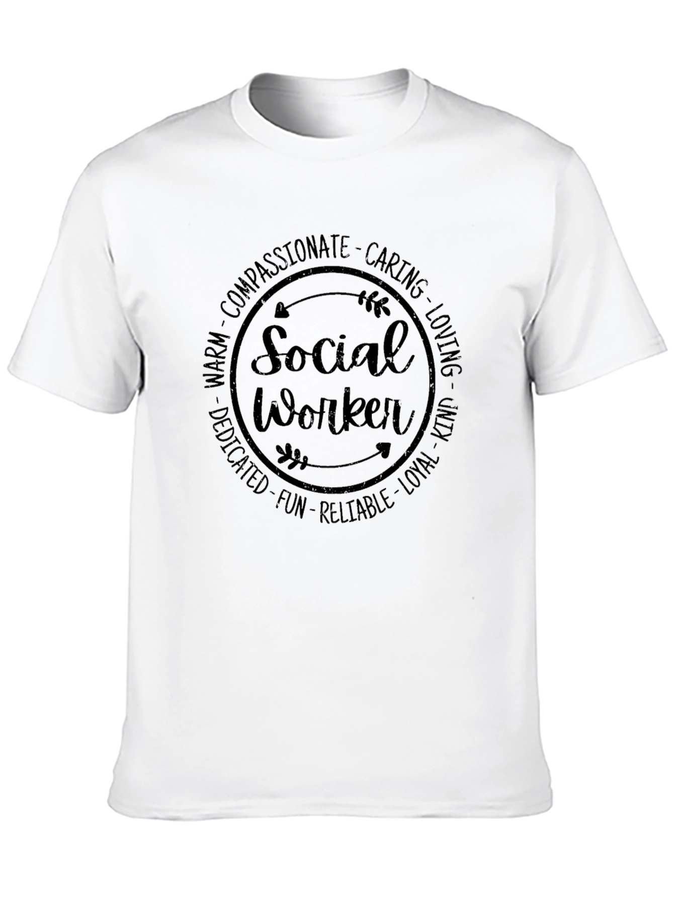 Social Worker Compassionate Circle T-Shirt