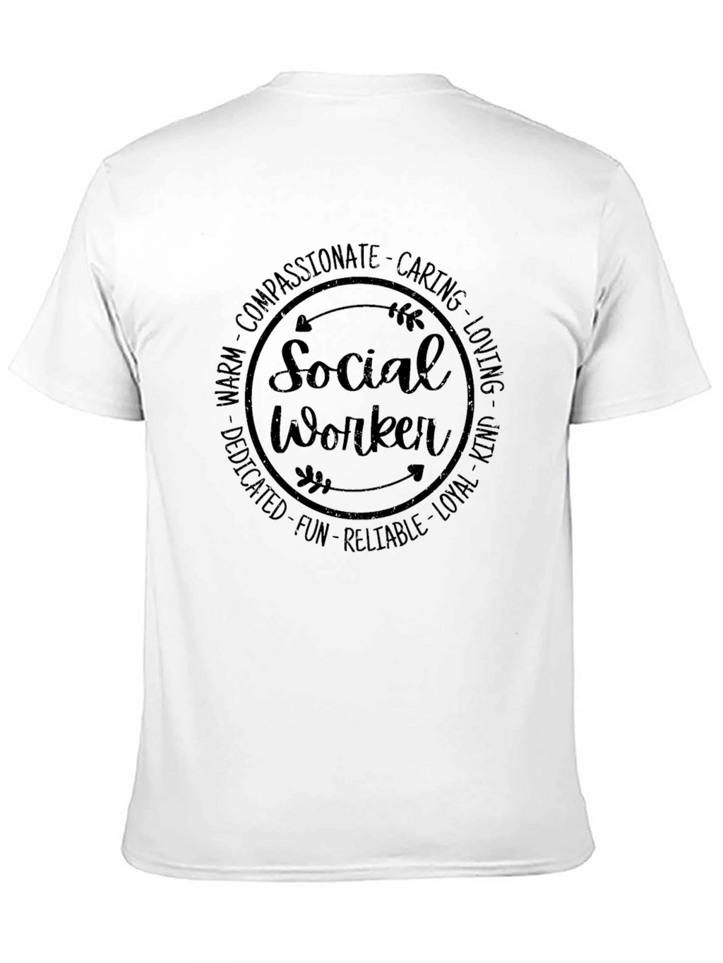 Social Worker Compassionate Circle T-Shirt