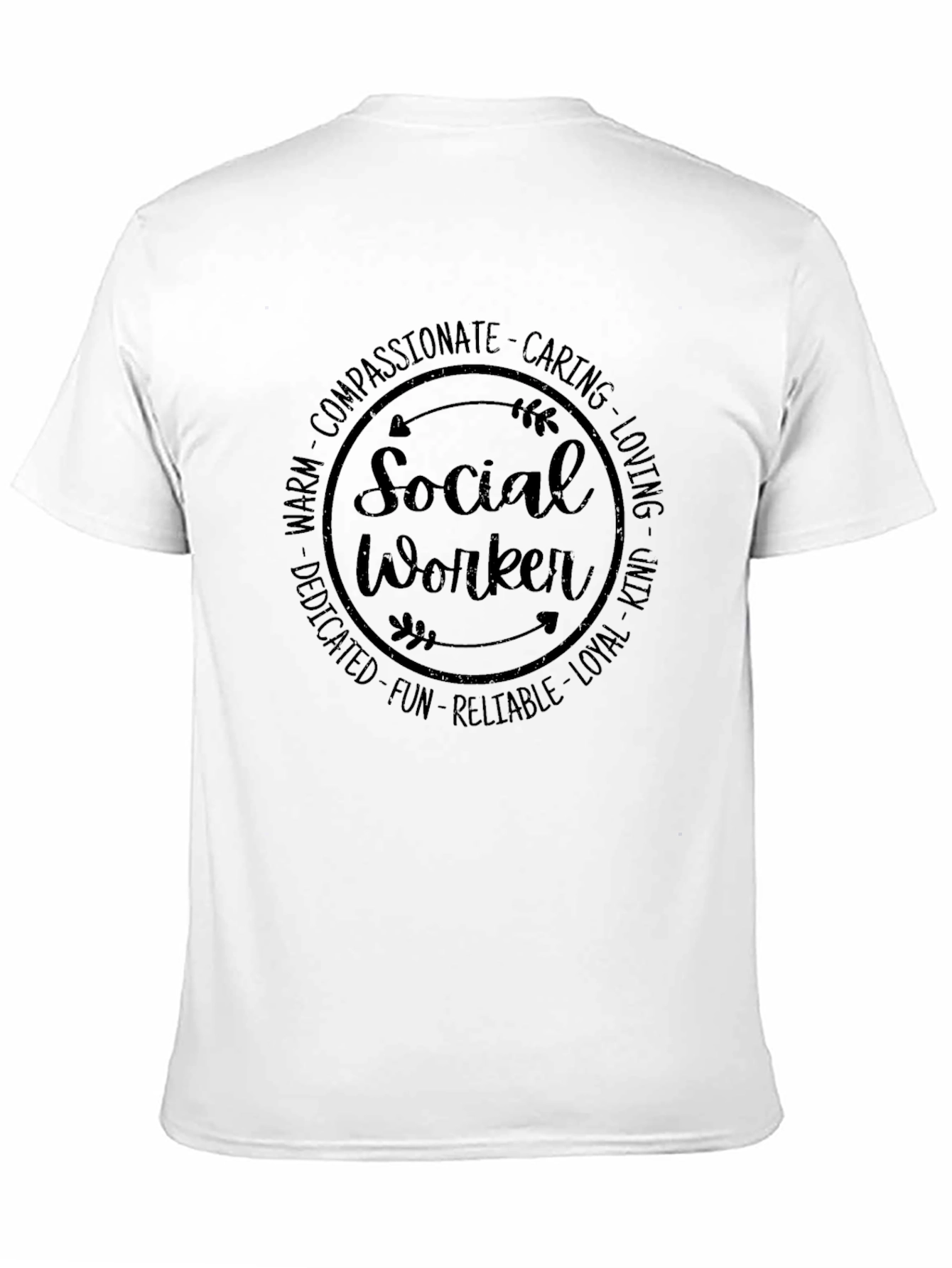 Social Worker Compassionate Circle T-Shirt