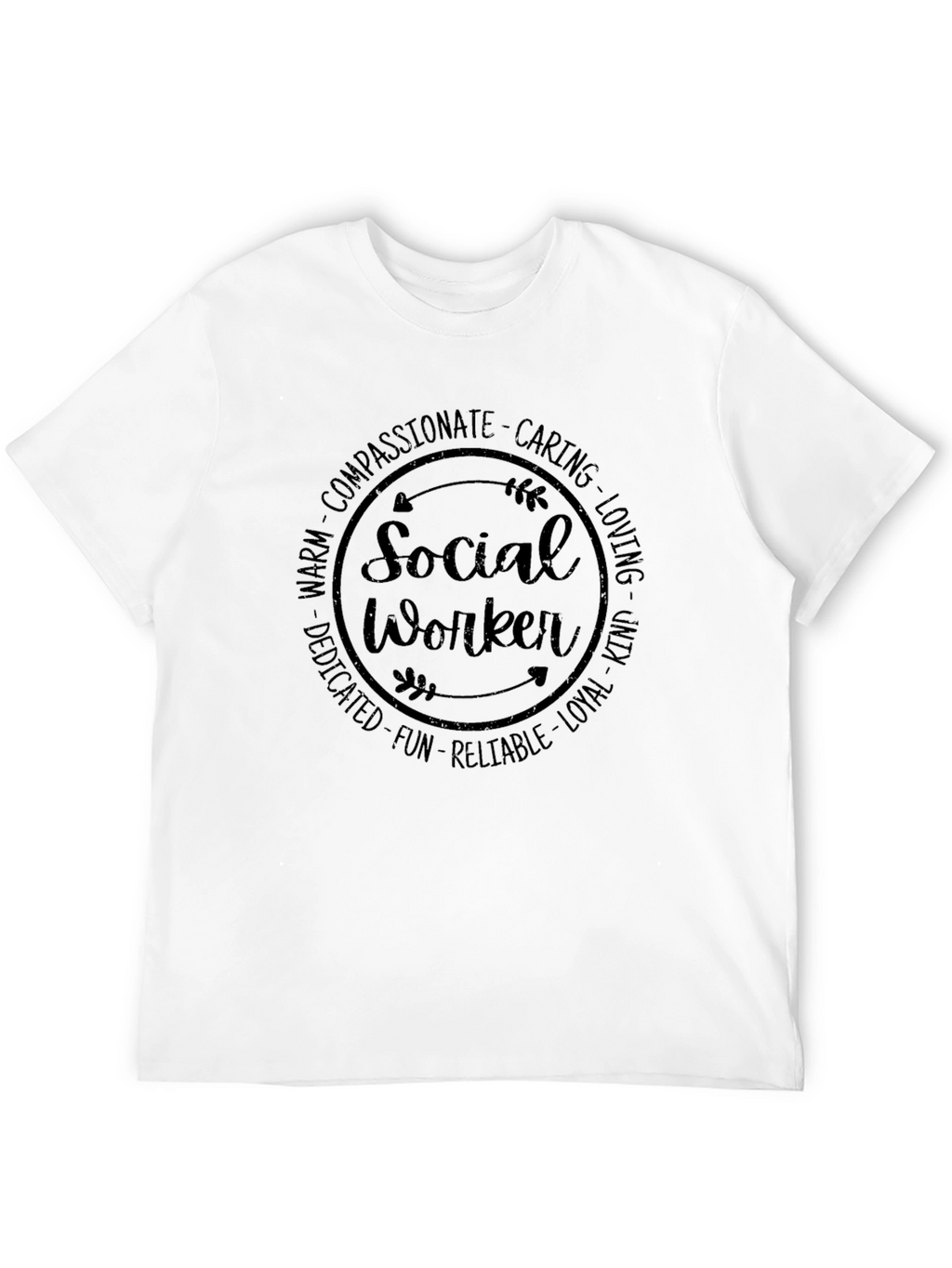 Social Worker Compassionate Circle T-Shirt
