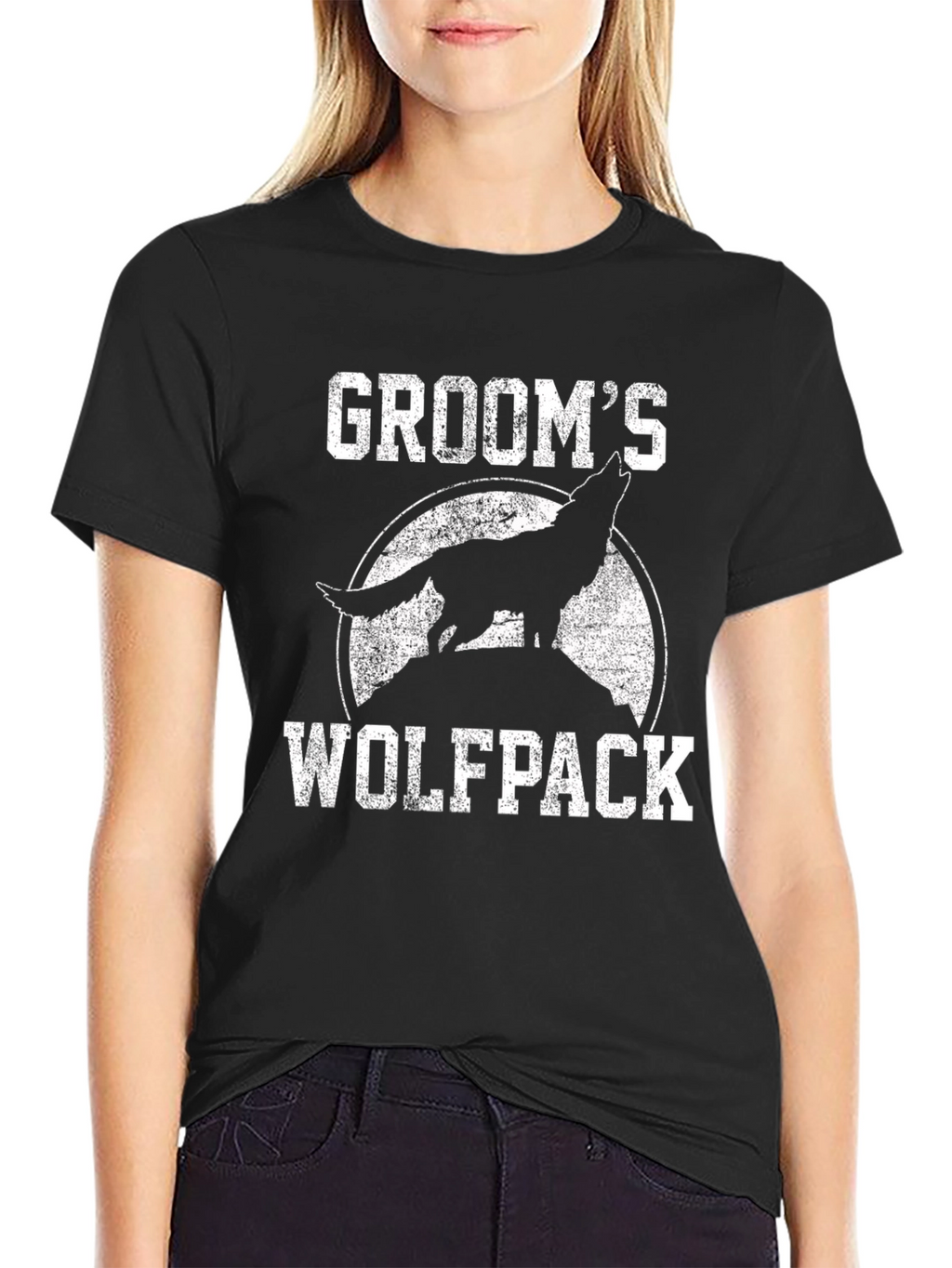 Grooms Wolfpack T-Shirt - Black