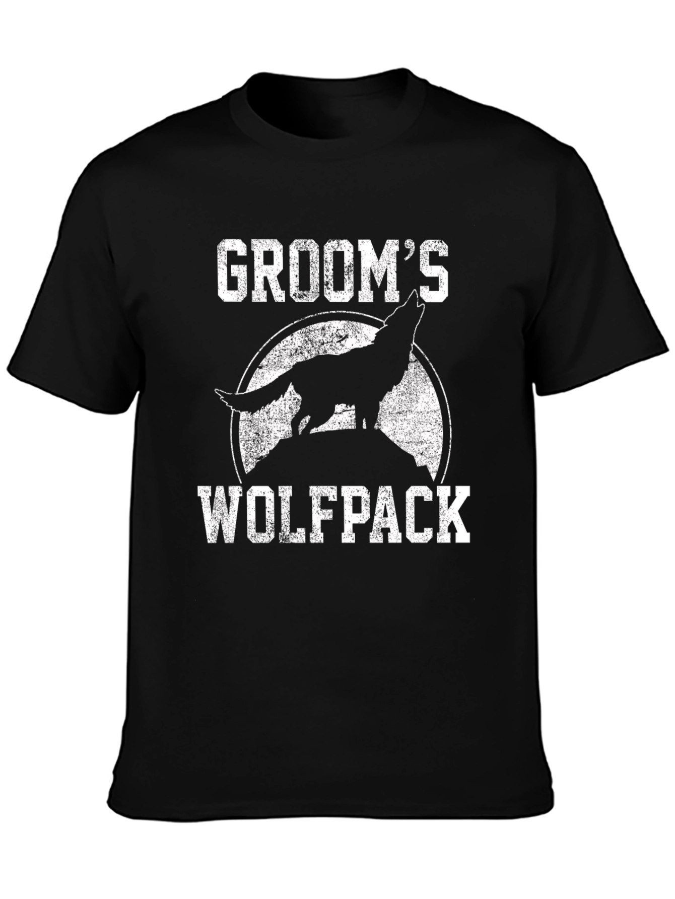 Grooms Wolfpack T-Shirt - Black