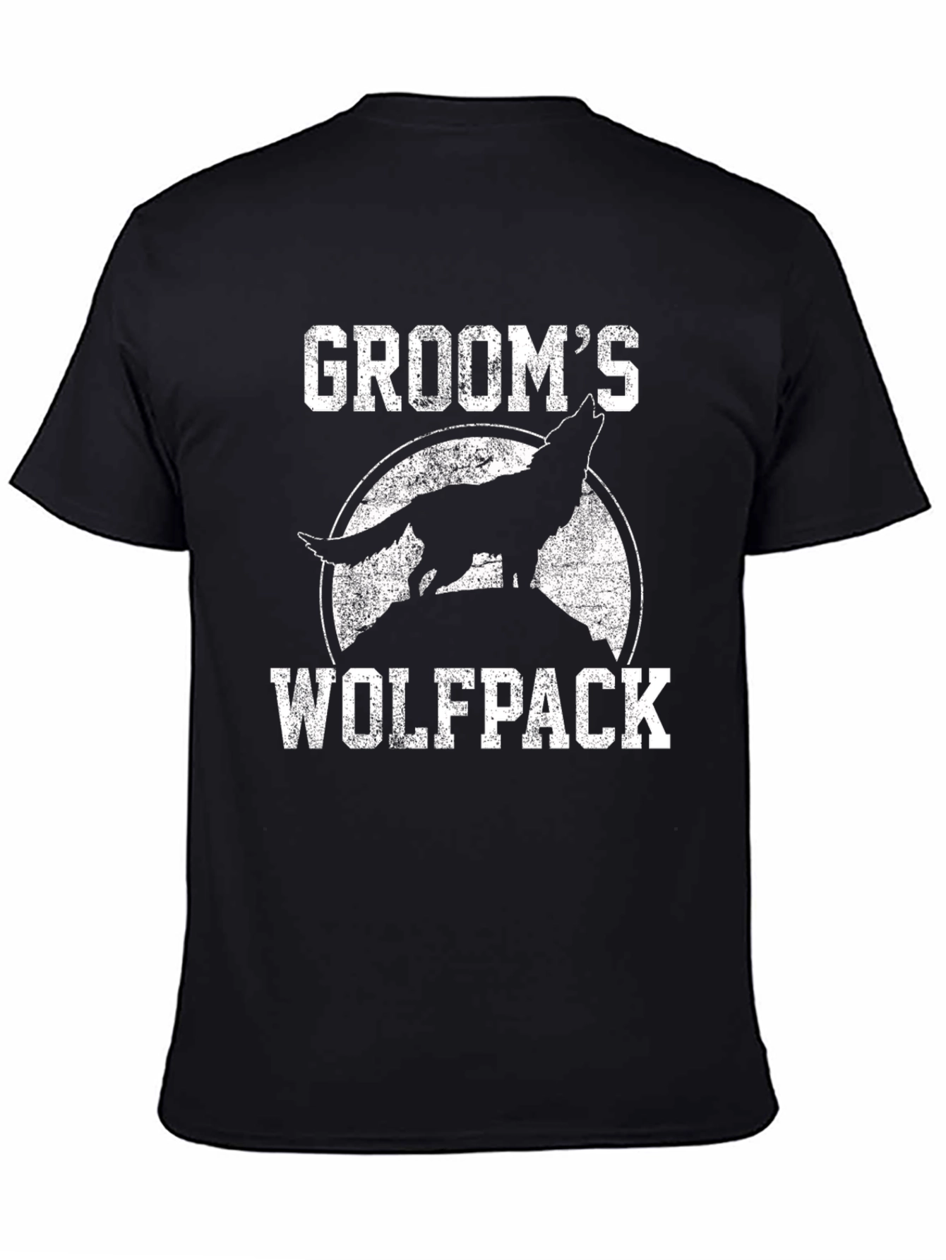 Grooms Wolfpack T-Shirt - Black