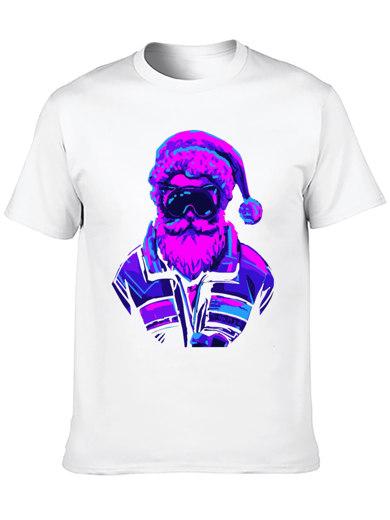 Retro Santa T-Shirt - Black