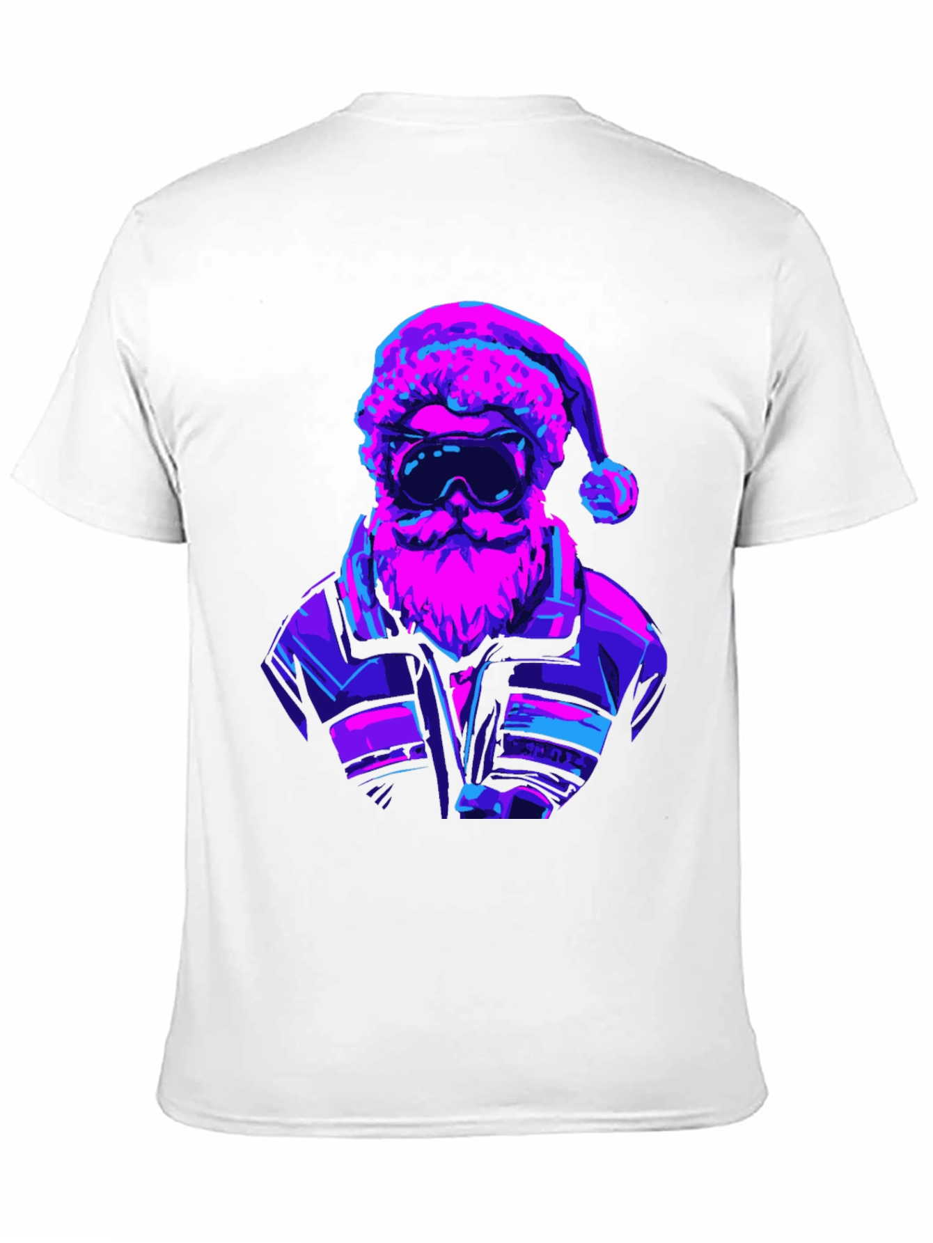 Retro Santa T-Shirt - Black