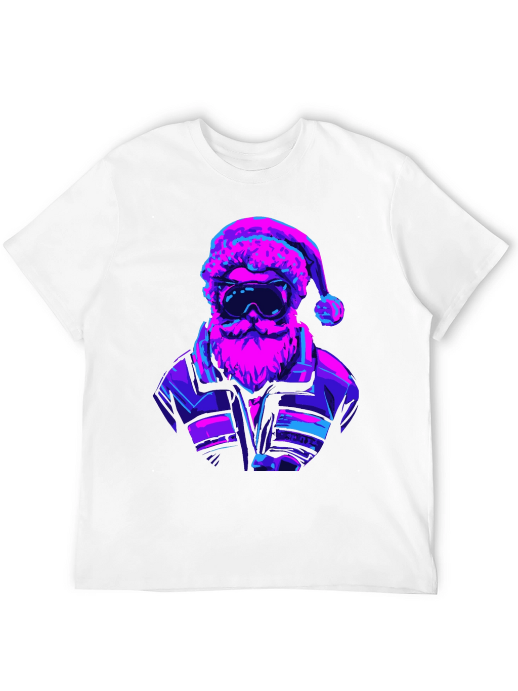 Retro Santa T-Shirt - Black