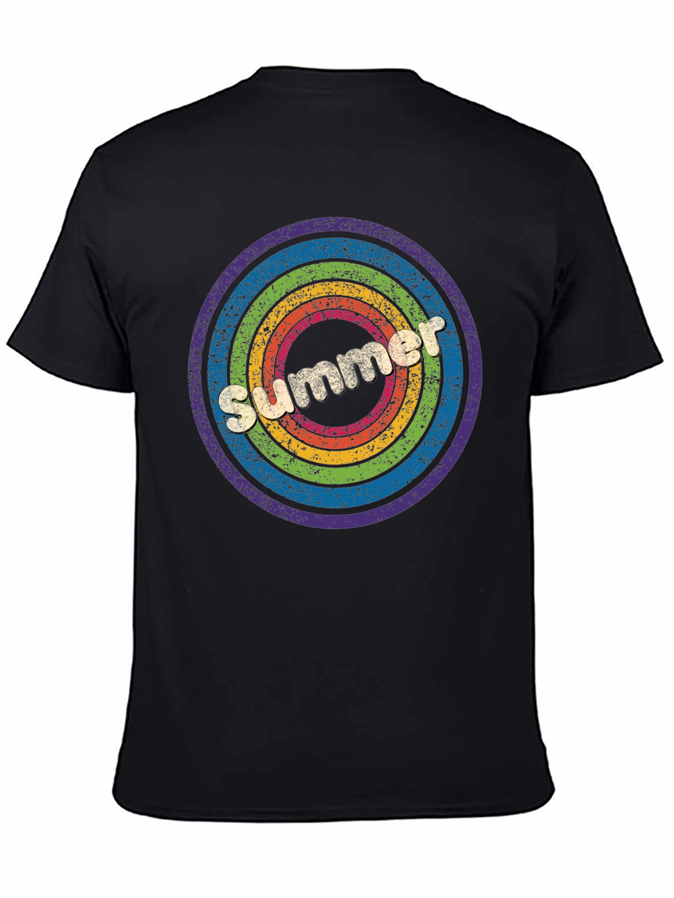 Retro Summer Rainbow T-Shirt - Vintage Style Tee