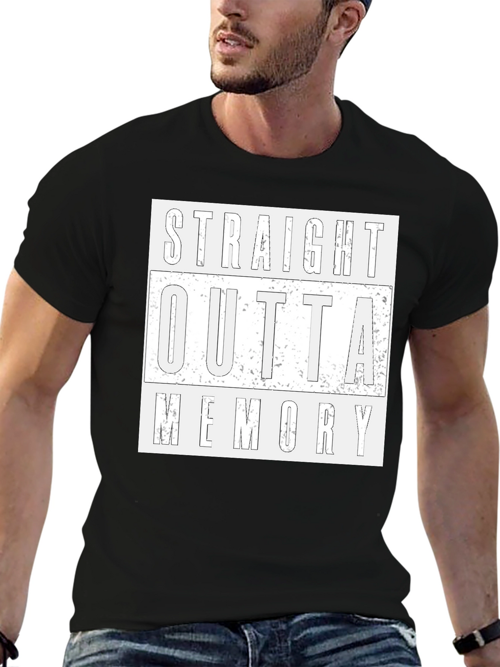 Straight Outta Memory T-Shirt - Funny Novelty Tee