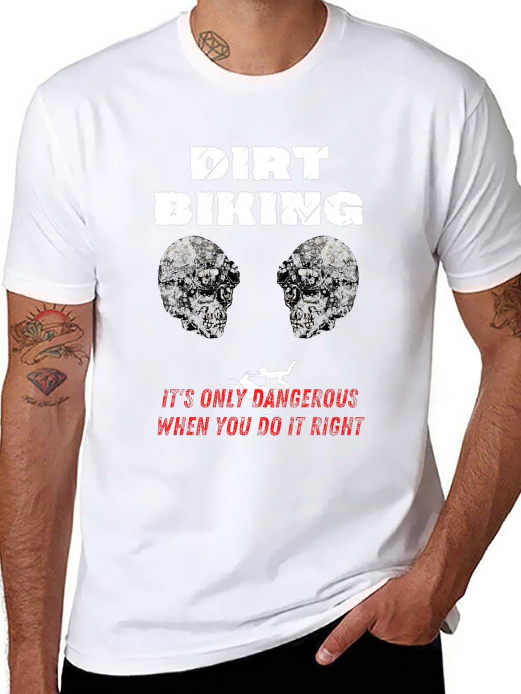 Dirt Biking Dangerous Right T-Shirt
