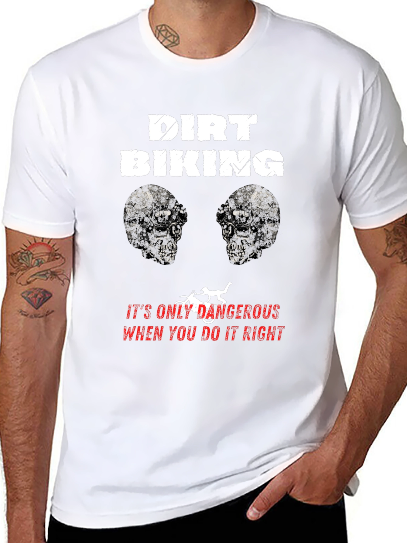 Dirt Biking Dangerous Right T-Shirt