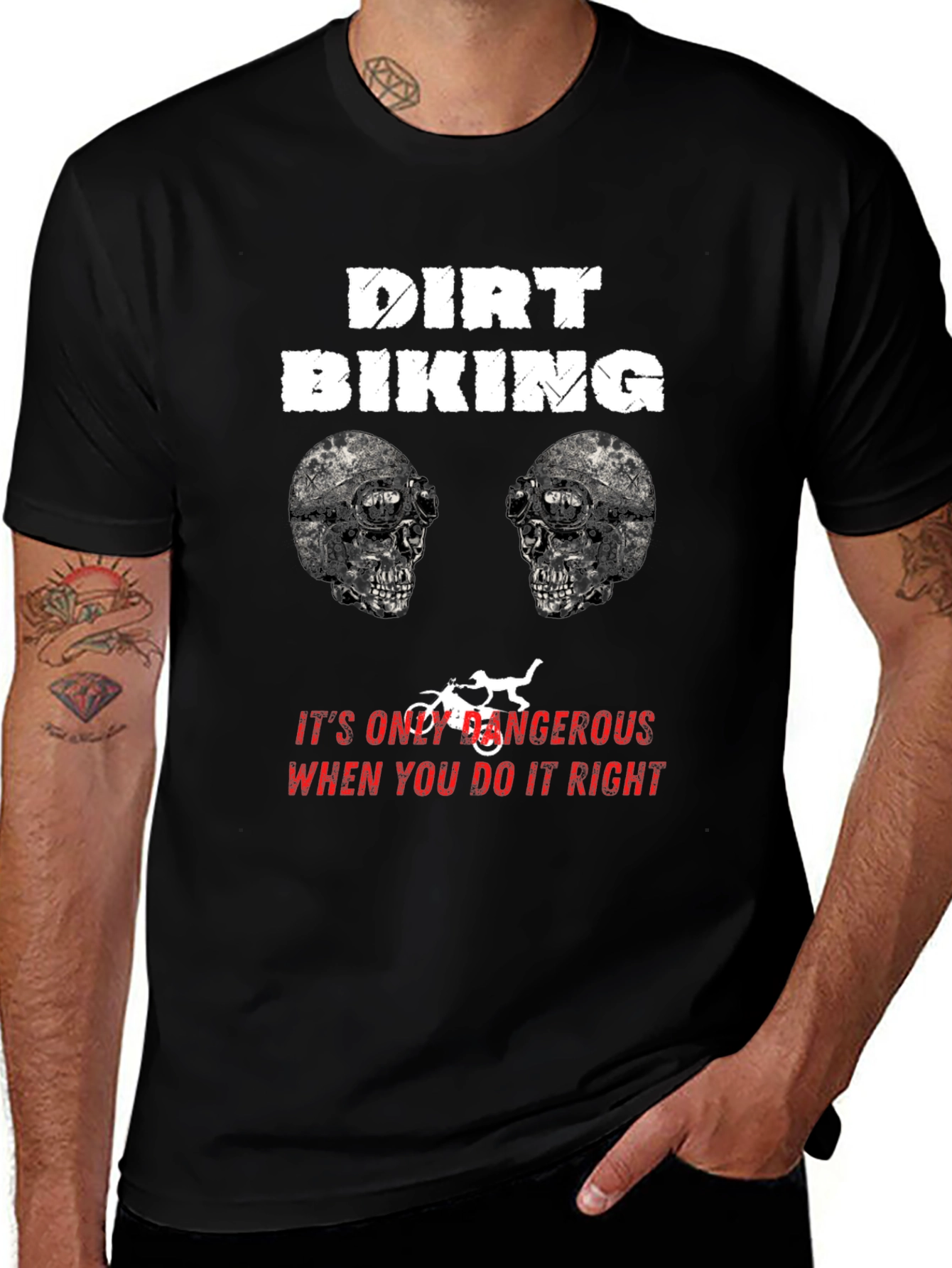 Dirt Biking Dangerous Right T-Shirt