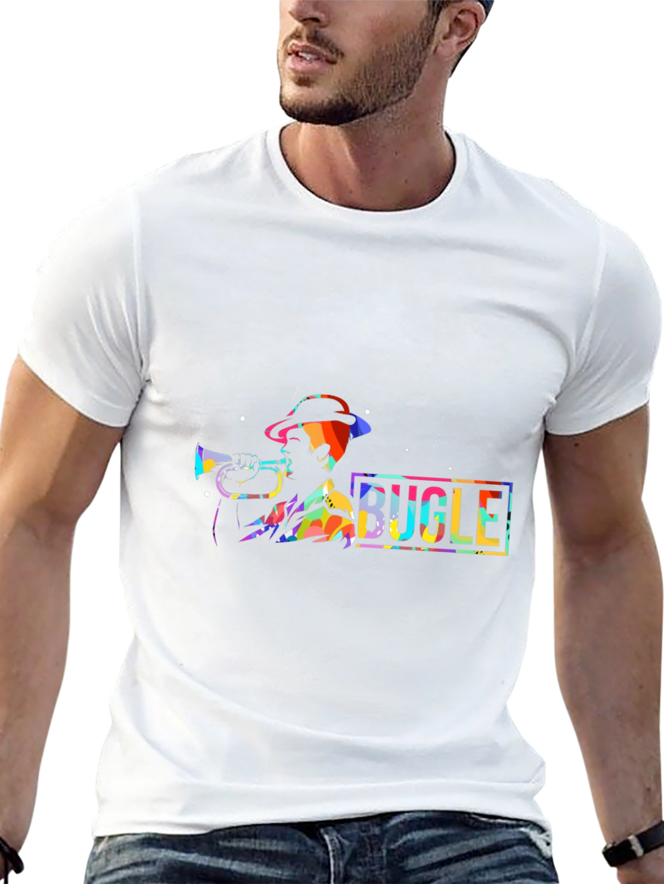 Bugle Player Graphic Tee