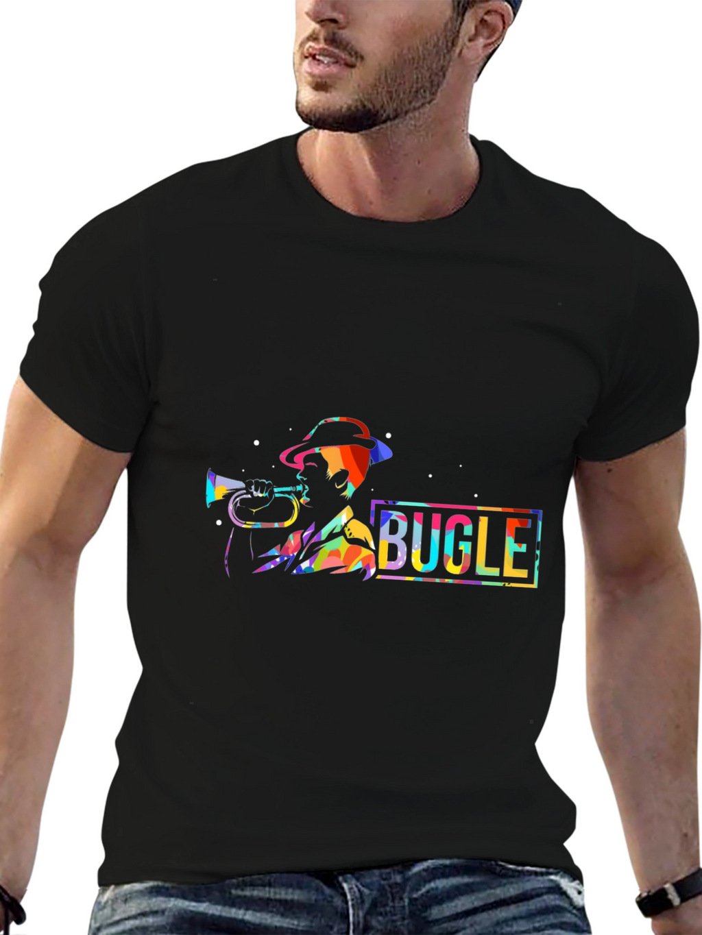 Bugle Player Graphic Tee